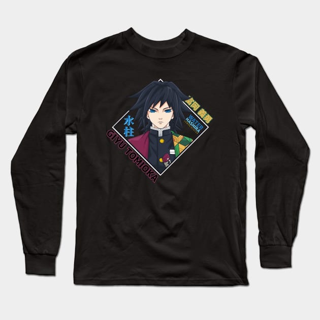 Giyu Tomioka Long Sleeve T-Shirt by TeeTowArt